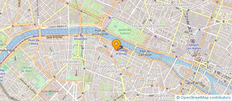 localisation de l'entreprise LES YEUX OUVERTS  PARIS