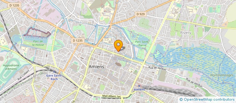 localisation de l'entreprise LES YEUX OUVERTS  AMIENS