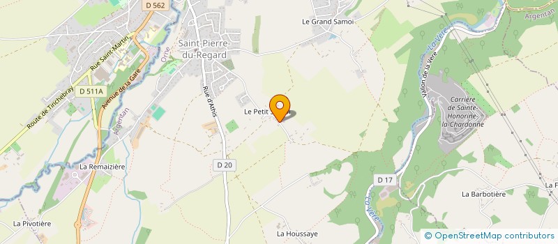 localisation de l'entreprise LES YEUX PLUS GROS QUE LE MONDE à SAINT-PIERRE-DU-REGARD