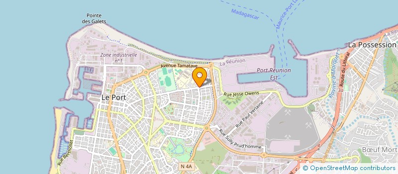 localisation de l'entreprise LES YLANGS à LE PORT