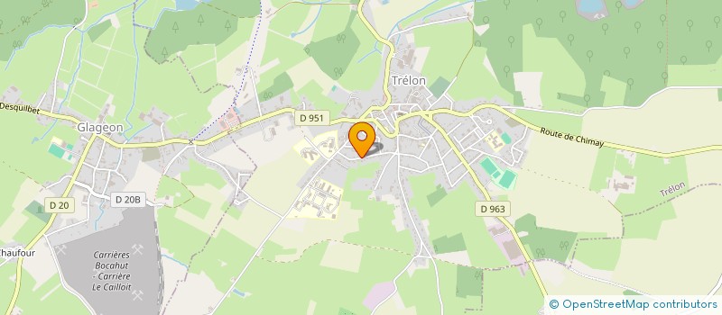 localisation de l'entreprise LES YMAGIERS TAILLEURS D IMAGES à TRELON