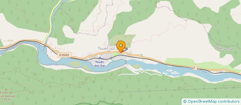 localisation de l'entreprise LES YOGIS PITCHOUNS à TOUET-SUR-VAR