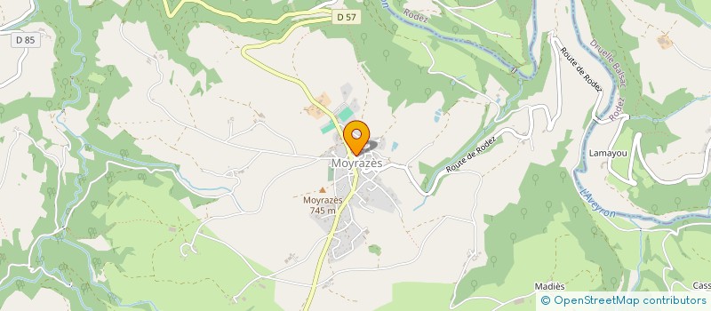 localisation de l'entreprise LES YOUNGANCIENNES 12  MOYRAZES