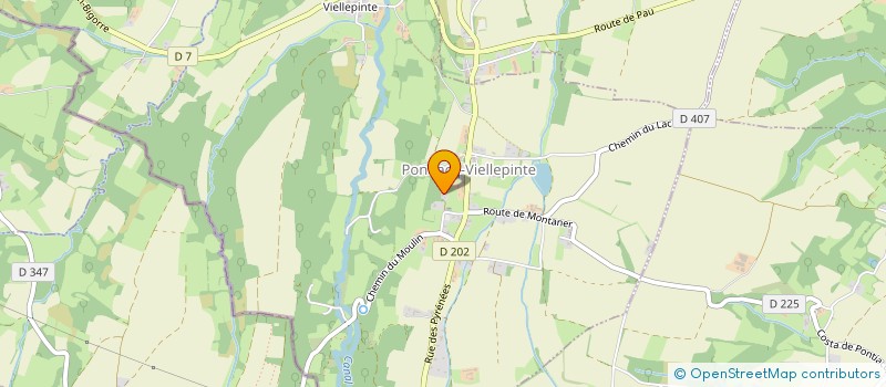 localisation de l'entreprise LES YOURTES DU BEARN  PONTIACQ-VIELLEPINTE