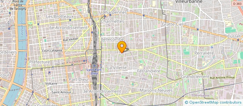 localisation de l'entreprise LES YUCCAS  LYON