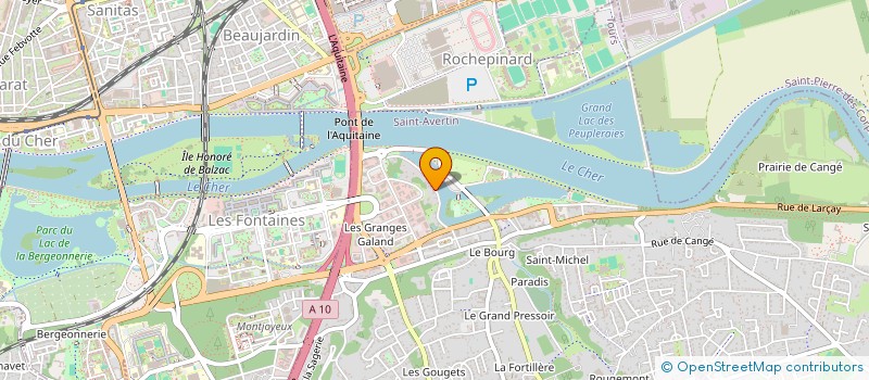 localisation de l'entreprise LES Z  SAINT-AVERTIN