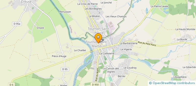 localisation de l'entreprise LES Z'ACCROS DES PLANCHES à MARTIZAY