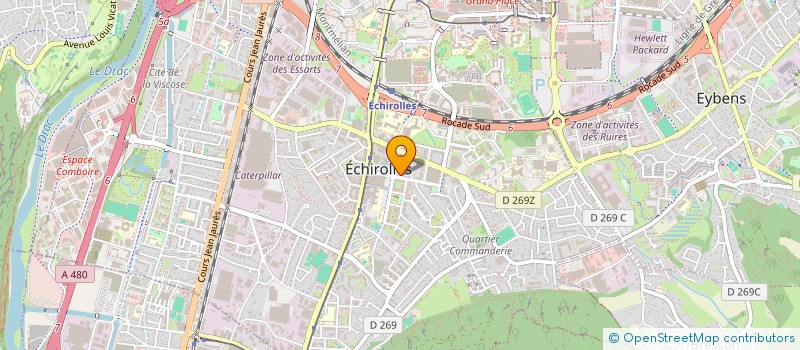 localisation de l'entreprise LES Z'AGENTS SAVOIE  ECHIROLLES