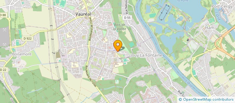 localisation de l'entreprise LES Z'AINES à VAUREAL