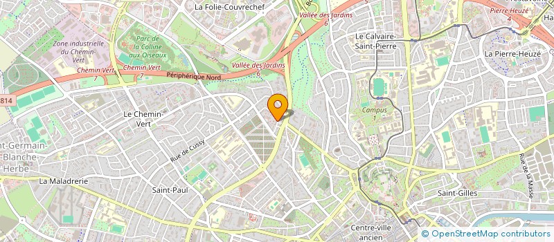 localisation de l'entreprise LES Z'ALLUMEURS DE REVERBERES à CAEN
