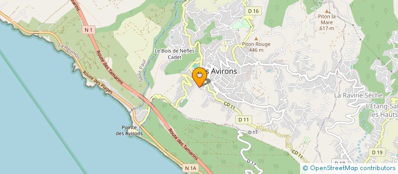 localisation de l'entreprise LES Z'AMANDAS  LES AVIRONS