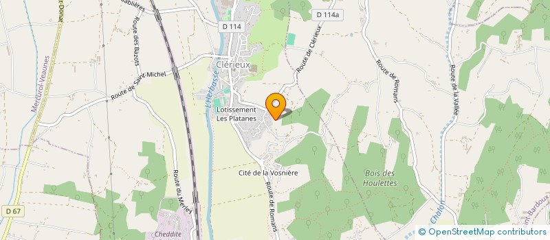 localisation de l'entreprise LES Z'AMIS  CLERIEUX