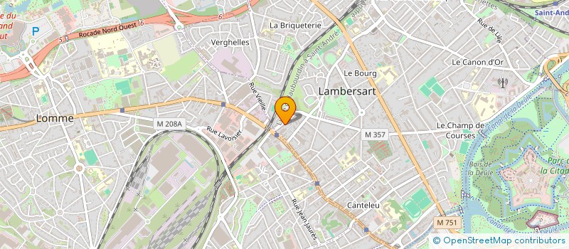 localisation de l'entreprise LES Z'AMIS COUREURS à LAMBERSART