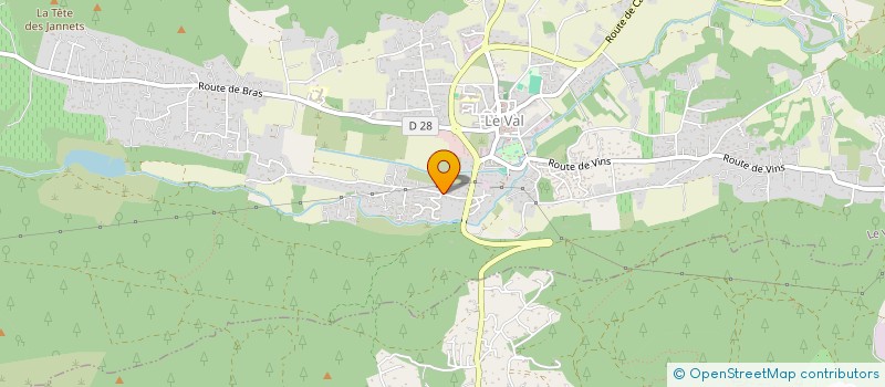 localisation de l'entreprise LES Z AMIS DE LA COUR VALENCO à LE VAL