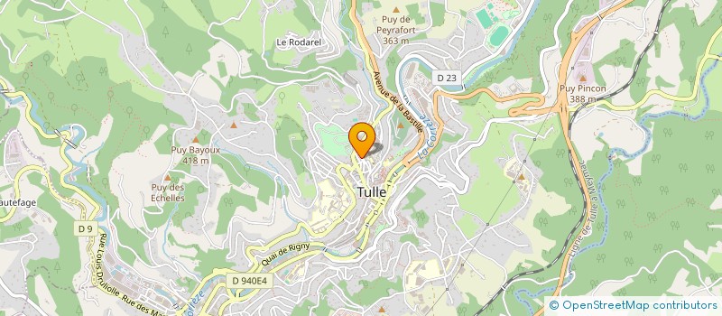 localisation de l'entreprise LES Z'AMIS DE LA PLACE MASCHAT  TULLE