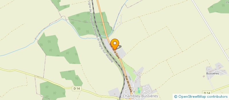 localisation de l'entreprise LES Z'AMIS DE RAFAEL  CHAMBLEY-BUSSIERES