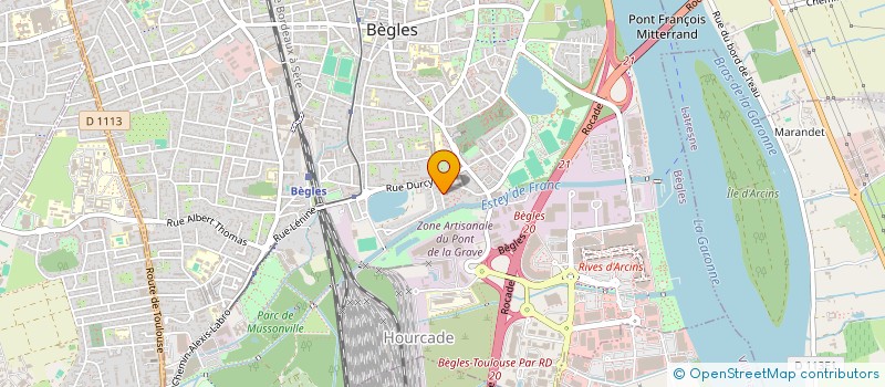 localisation de l'entreprise LES Z'APPRENTIS REPORTERS à BEGLES