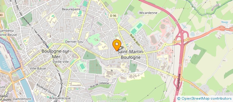 localisation de l'entreprise LES Z'ARTS DU MONDE à SAINT-MARTIN-BOULOGNE