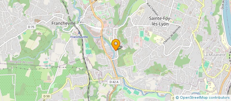 localisation de l'entreprise LES Z'ATELIERS à SAINTE-FOY-LES-LYON