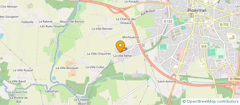 localisation de l'entreprise LES Z'ATYPIQUES FANTASTIQUES à PLOERMEL