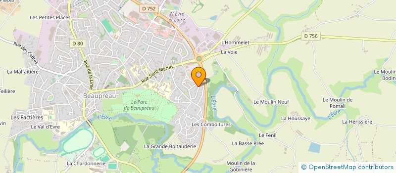 localisation de l'entreprise LES Z'ELLES DE L'ECOLE à BEAUPREAU-EN-MAUGES