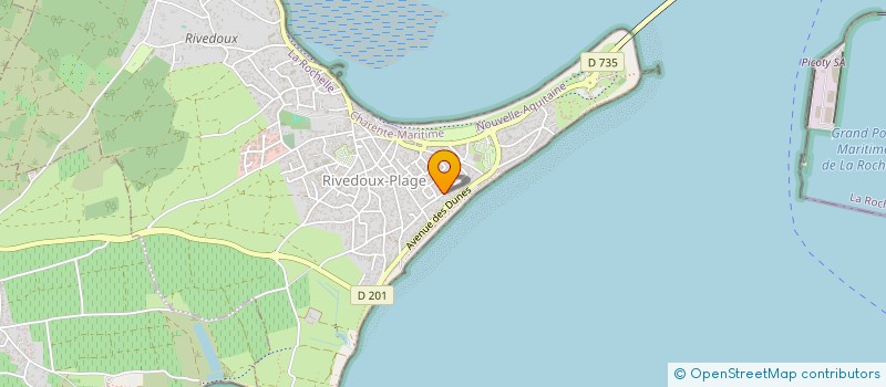 localisation de l'entreprise LES Z'ELLES DES ILES  RIVEDOUX-PLAGE