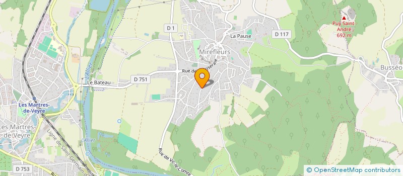 localisation de l'entreprise LES Z'ELLES DES VOLCANS  MIREFLEURS