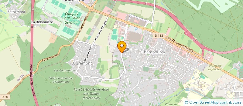 localisation de l'entreprise LES Z'ELLES DU DESERT à CHAMBOURCY