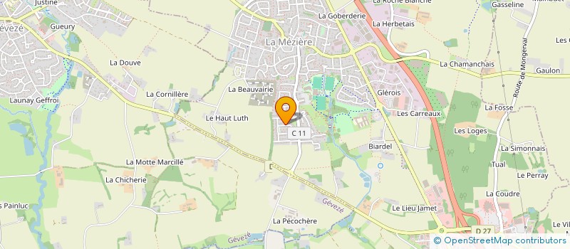 localisation de l'entreprise LES Z'ELLES DU DESERT  LA MEZIERE