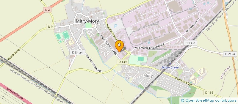 localisation de l'entreprise LES Z'ELLES R'OSENT à MITRY-MORY