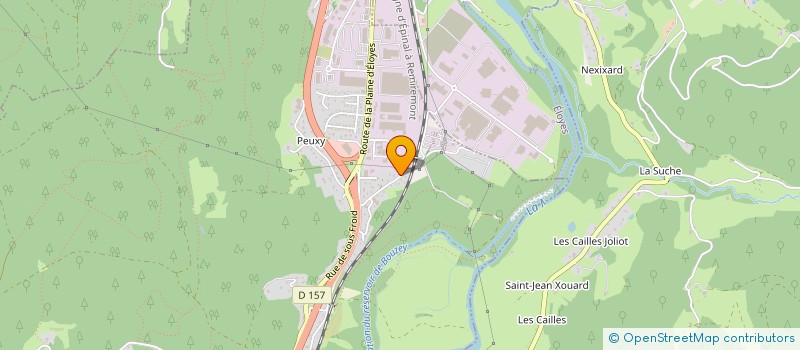 localisation de l'entreprise LES Z'ENJOUES  SAINT-NABORD