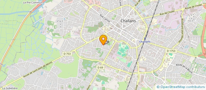 localisation de l'entreprise LES Z' ETONNANTS à CHALLANS