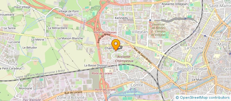 localisation de l'entreprise LES Z'HOMNIVORES  RENNES