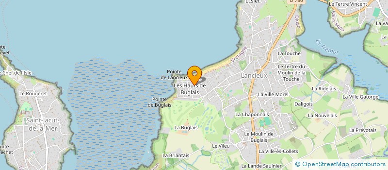localisation de l'entreprise LES Z.I à LANCIEUX