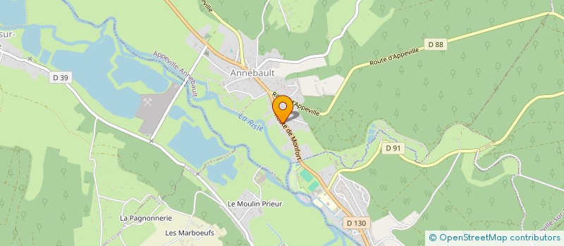 localisation de l'entreprise LES Z'IKOS  THENOUVILLE