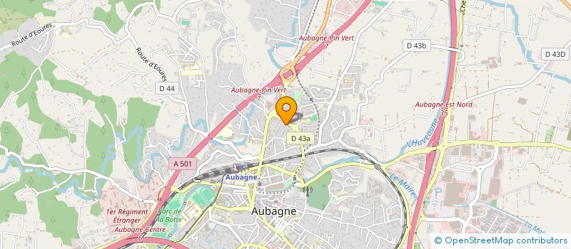 localisation de l'entreprise LES Z'IMPROBAGNAIS  AUBAGNE