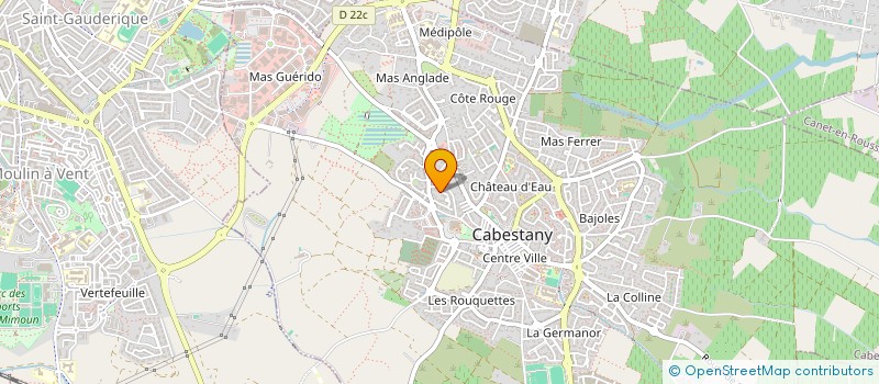 localisation de l'entreprise LES Z'INFIRMIERS  CABESTANY