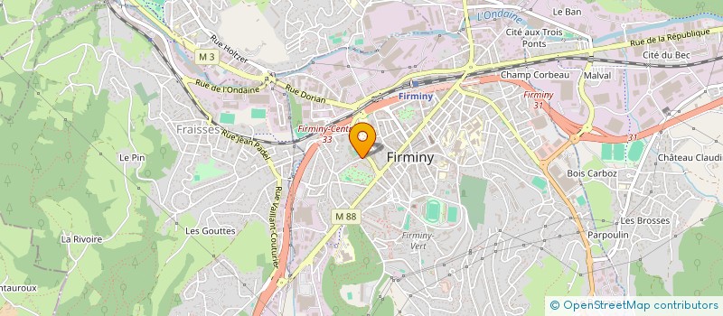 localisation de l'entreprise LES Z'OTOS  FIRMINY