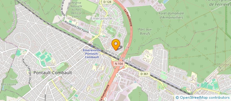 localisation de l'entreprise LES ZAA  EMERAINVILLE