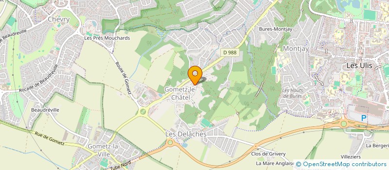 localisation de l'entreprise LES ZACOLYTES à GOMETZ-LE-CHATEL