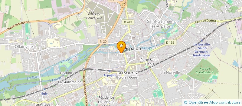 localisation de l'entreprise LES ZALARDS  ARPAJON