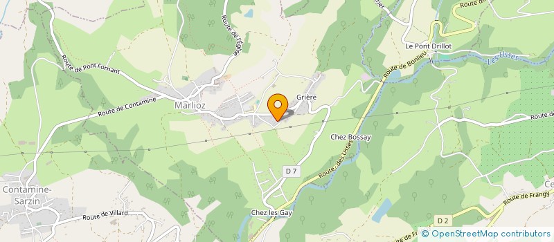 localisation de l'entreprise LES ZAMIES ET CIE  MARLIOZ