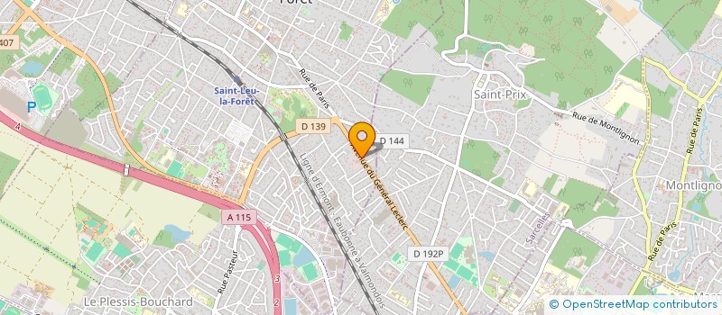 localisation de l'entreprise LES ZAMIS à SOISY-SOUS-MONTMORENCY