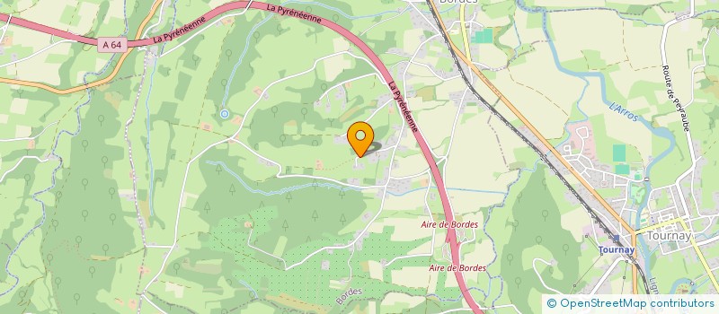 localisation de l'entreprise LES ZAMIS DE L'ETABLE GOURMANDE  BORDES