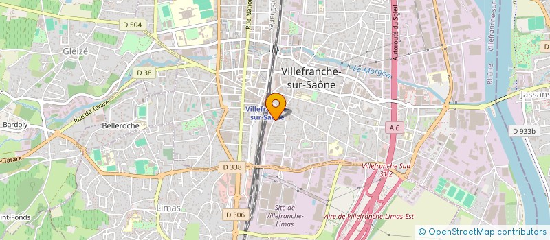 localisation de l'entreprise LES ZAN'CUVEES à VILLEFRANCHE-SUR-SAONE