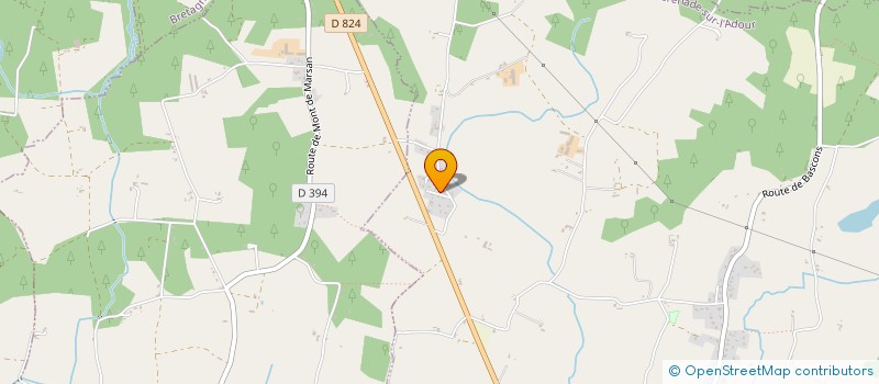 localisation de l'entreprise LES ZANI'MAU EN VADROUILLE  GRENADE-SUR-L'ADOUR