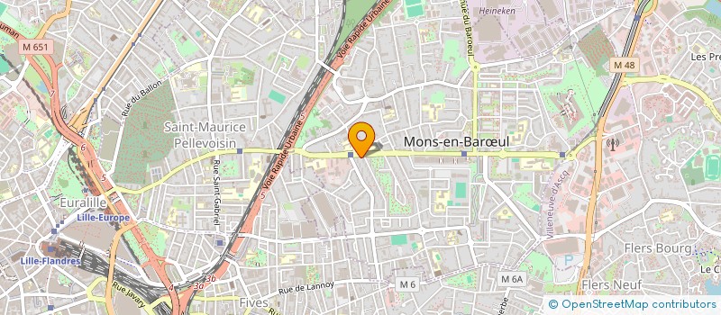 localisation de l'entreprise LES ZAP : ZONES D'ARTS PRIORITAIRES  MONS-EN-BARUL