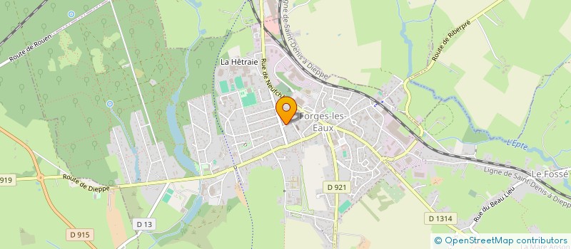 localisation de l'entreprise LES ZAPIS ZAMIS  FORGES-LES-EAUX