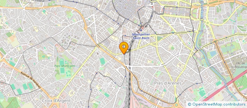 localisation de l'entreprise LES ZARZISIENS 34 à MONTPELLIER