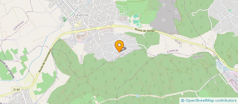 localisation de l'entreprise LES ZASSUREURS  CAVEIRAC